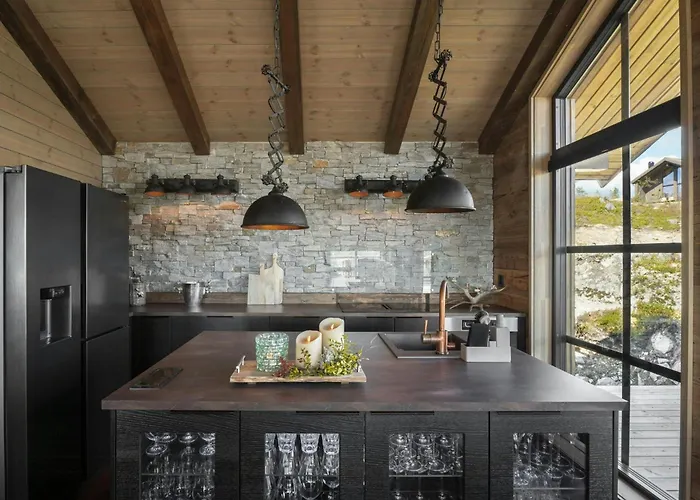 Designhytte For 16 Med Pa Turufjell Flå